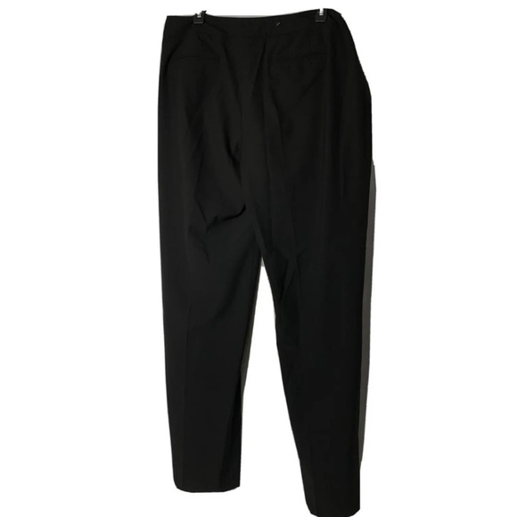 SOLD Talbots Pants Women 16 Black Trousers Straight Stretch Relaxed Fit - Picture 2 of 4